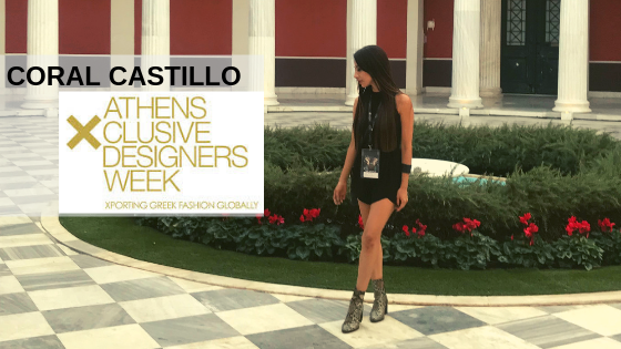 Coral Castillo at Athens Exclusive Designers Fashion Week.